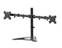 dual monitor stand for thick desks